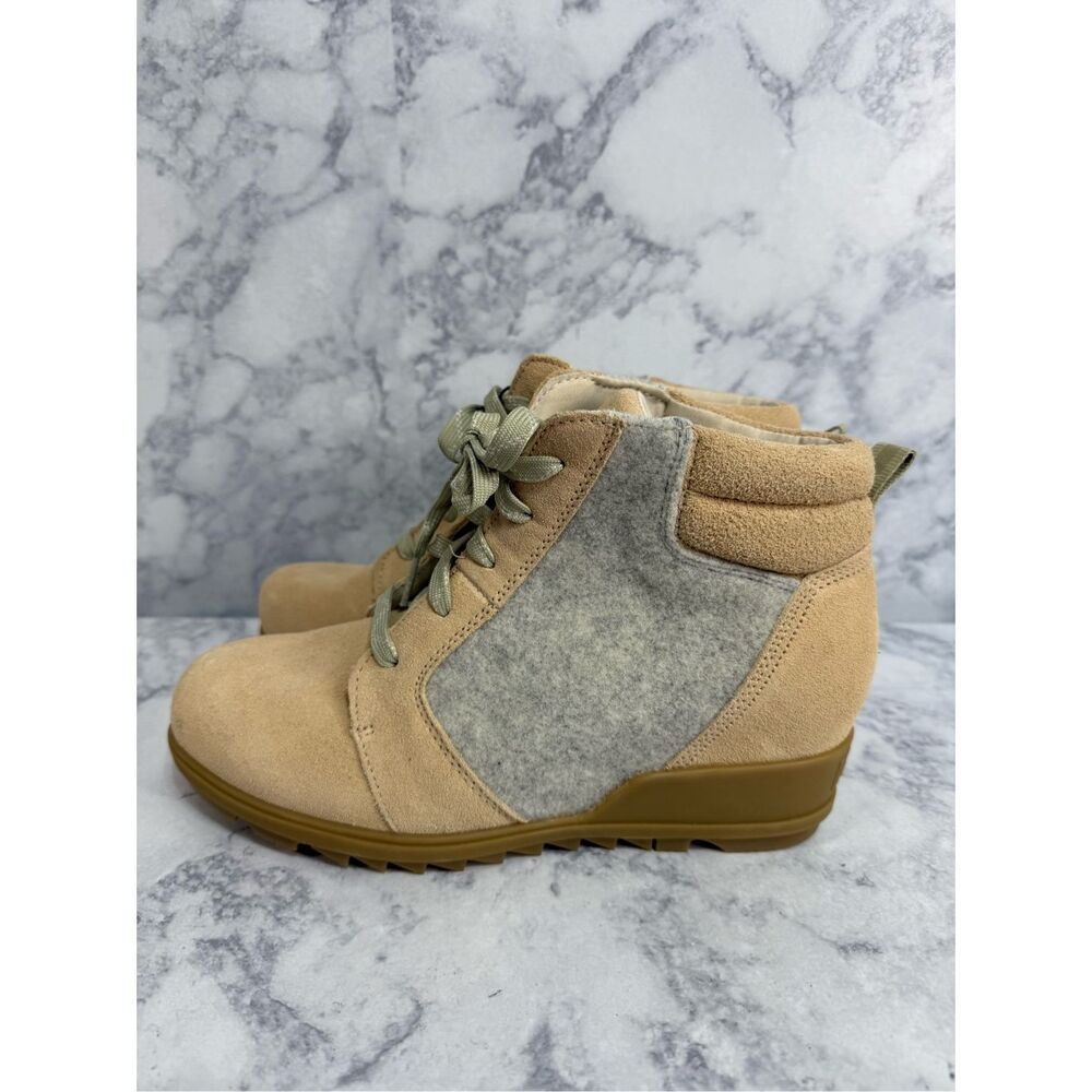 Sorel Women’s Evie Ankle Boots sz 9 Waterproof Suede NEW # box A43
